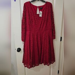 Torrid Red Lace Dress NWT Size 2